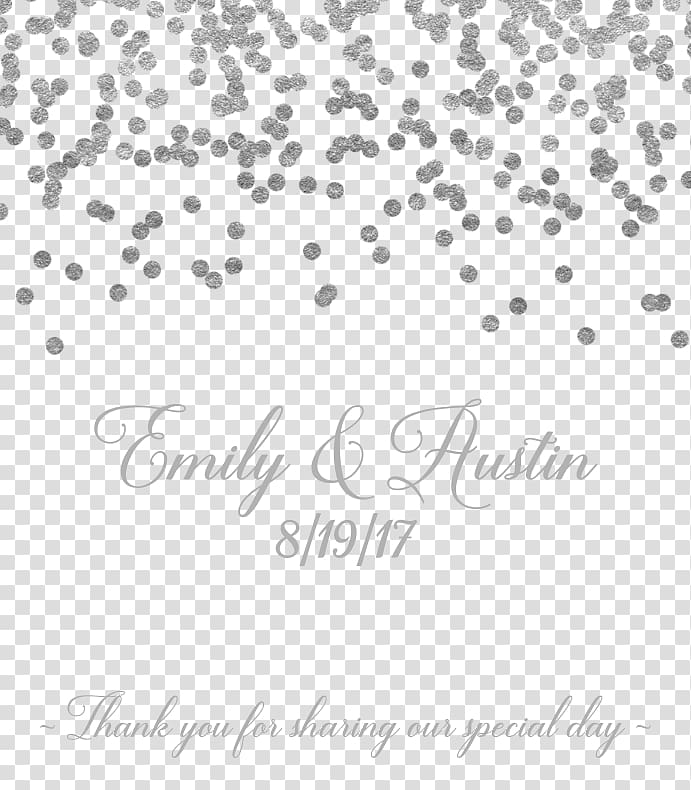 Bridal shower Confetti Party Silver Game, Confetti transparent background PNG clipart