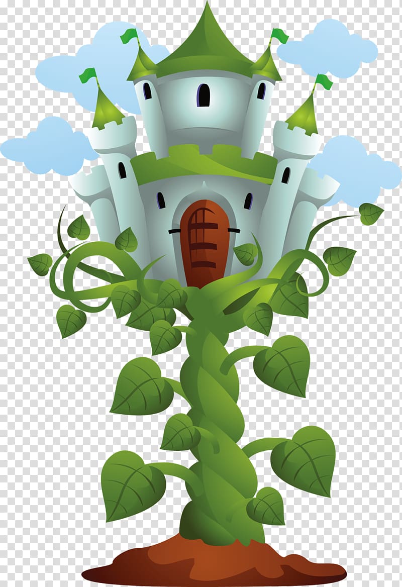 white tower castle , Jack and the Beanstalk YouTube , climbing transparent background PNG clipart