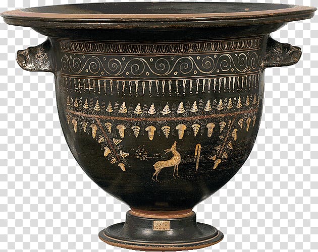 Ancient Greece Archaic Greece Vase Ceramic Krater, vase transparent background PNG clipart