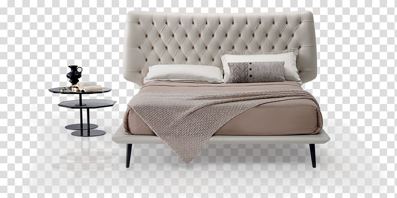 Natuzzi Bedroom Furniture Bed frame, blue bed transparent background PNG clipart