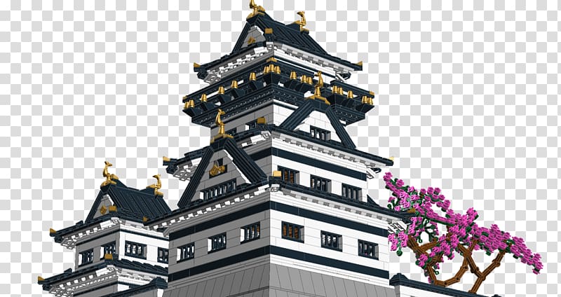 Temple Japanese pagoda Architecture Facade Japanese castle, temple transparent background PNG clipart