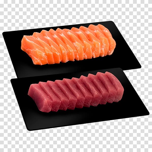 Sashimi Sushi Smoked salmon Japanese Cuisine, basic box transparent background PNG clipart