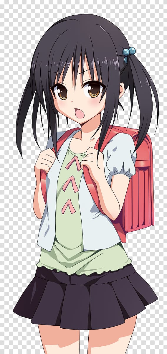 viewer Black hair Anime Hime cut, Anime transparent background PNG clipart