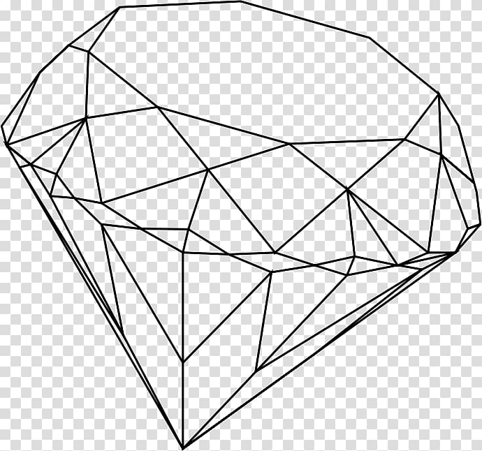 Drawing Diamond Line art , dimond transparent background PNG clipart