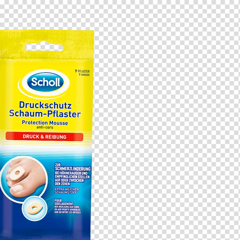 Corn Adhesive bandage Dr. Scholl\'s Foot Callus, corn transparent background PNG clipart