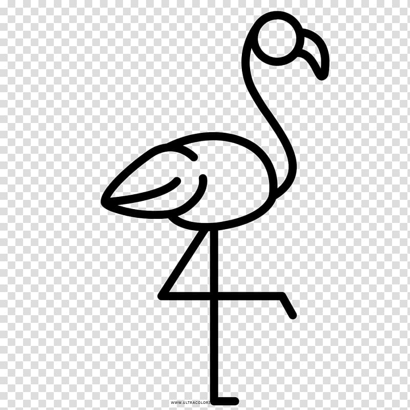 Black and white Flamingos F.C. Greater flamingo Drawing Beak, painting transparent background PNG clipart