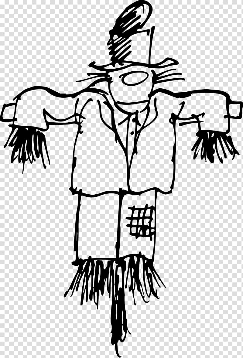 Line art Scarecrow , others transparent background PNG clipart