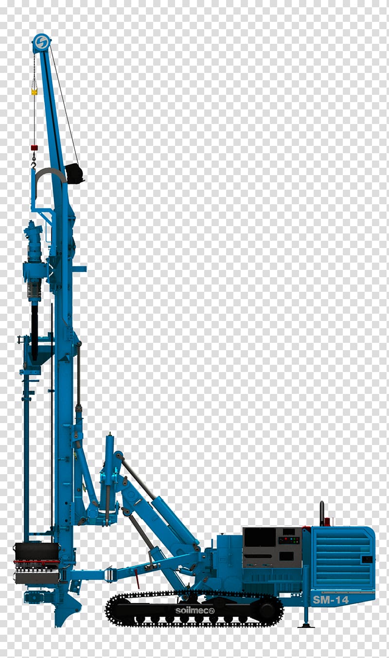 Crane Machine Drilling rig Soilmec Hydraulics, crane transparent background PNG clipart