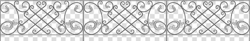 Structure White Pattern, Classic pattern iron fence transparent background PNG clipart