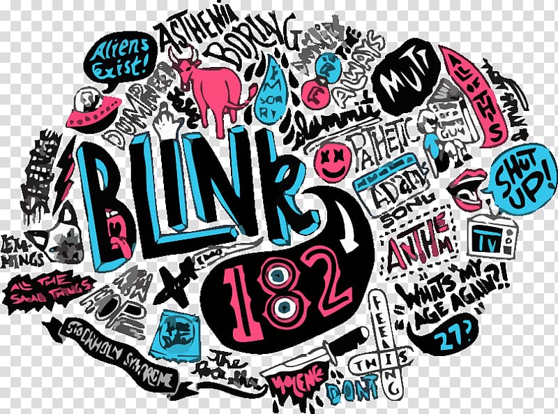 Blink-182 Punk rock Song Lyrics, blink182 transparent background PNG clipart