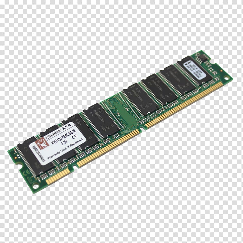PC133 RAM Synchronous dynamic random-access memory Computer data storage DIMM, ram transparent background PNG clipart