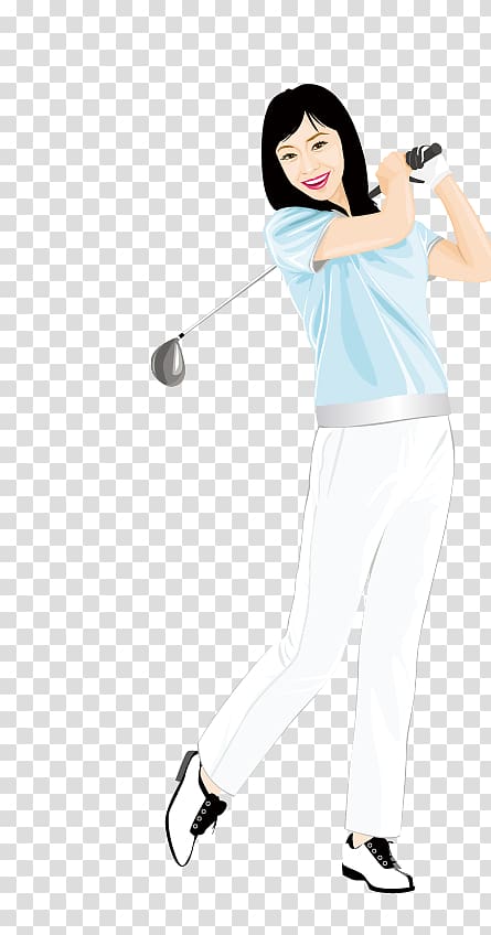 Golfer transparent background PNG clipart