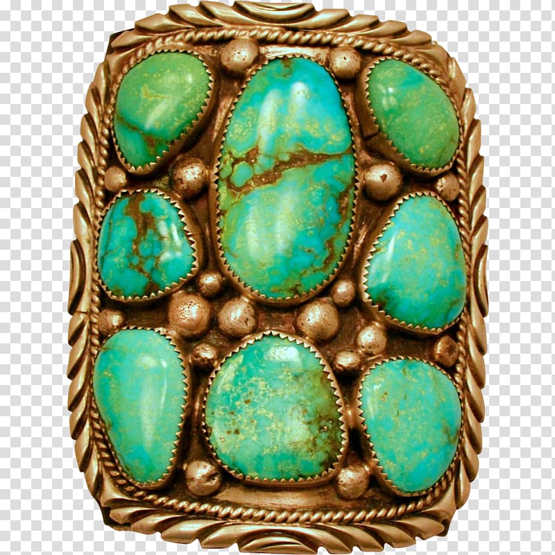 Turquoise Navajo Emerald Gemstone Bracer, emerald transparent background PNG clipart
