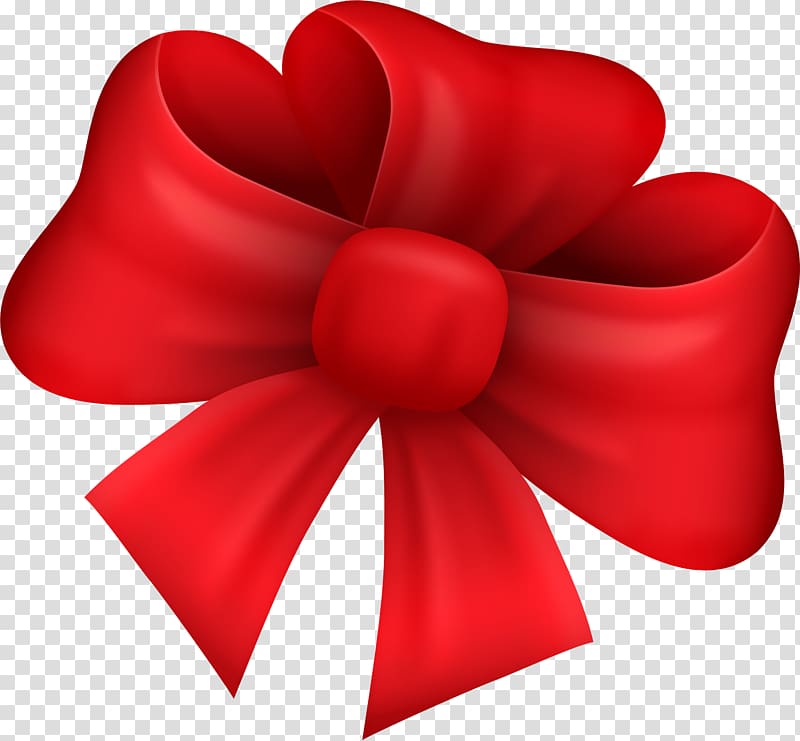 Red With Ribbon Knot, Little fresh red bow tie transparent background PNG clipart