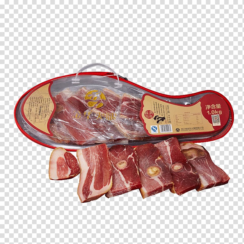 Ham Breakfast Bacon Pork Meat, Sliced ​​Ham transparent background PNG clipart