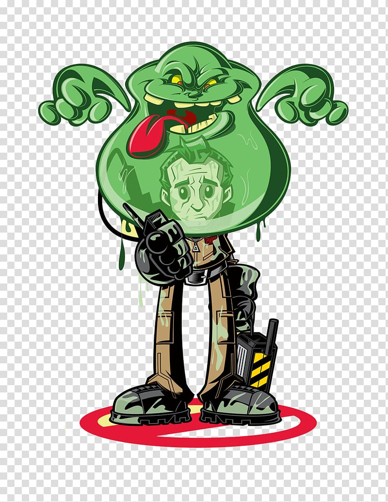 Slimer Ghostbusters Art Illustration, Sticky blame the devil transparent background PNG clipart