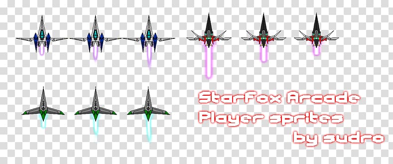 starfox ship sprite