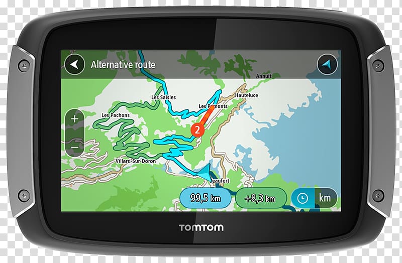 GPS Navigation Systems Central Europe TomTom Rider 410 Motorcycle, the rider transparent background PNG clipart