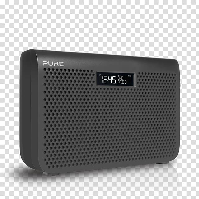 PURE FM/DAB/DAB + One Midi S3 FM broadcasting Portable Radio with Alarm Clock Frequency modulation, digital sequence transparent background PNG clipart
