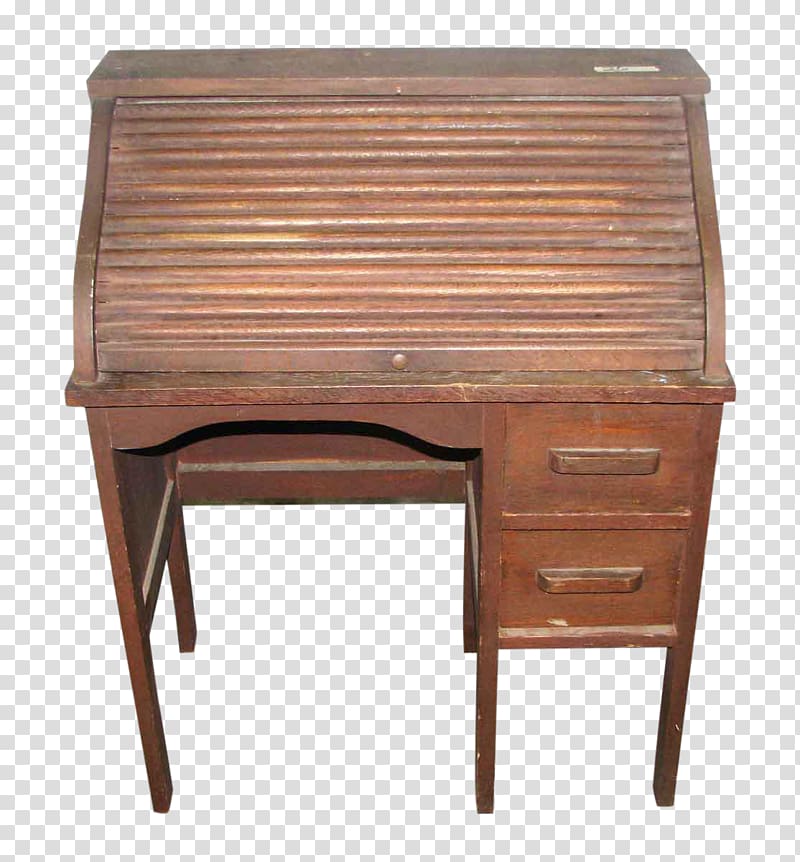 Rolltop desk Secretary desk Writing desk Furniture, antique furniture transparent background PNG clipart