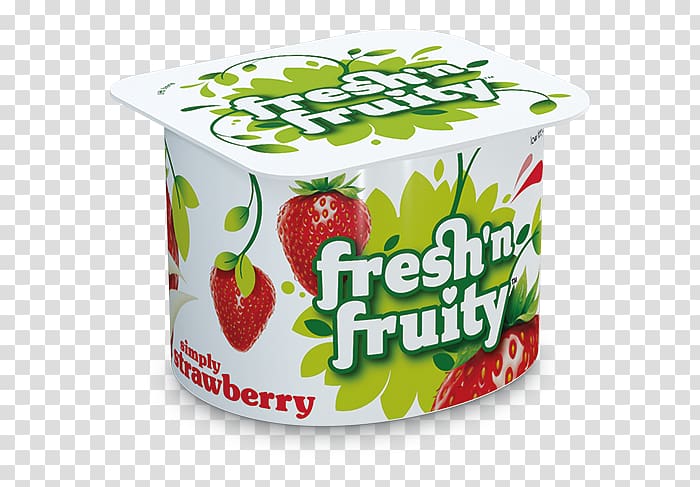 Strawberry Flavor Cream Yoghurt, Yogurt Pots transparent background PNG clipart