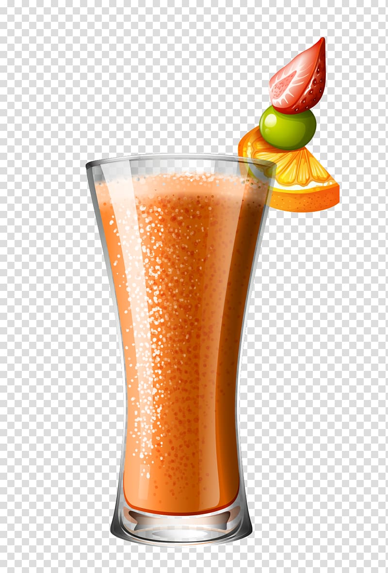 Smoothie Orange juice Non-alcoholic mixed drink, fruit juice transparent background PNG clipart