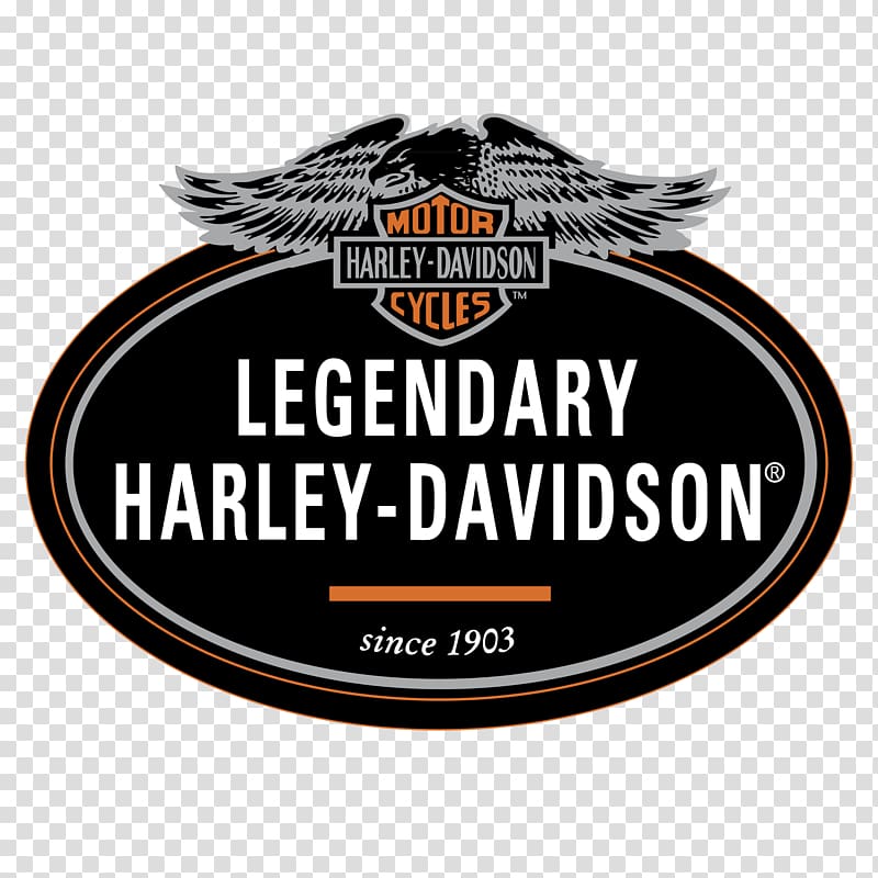 Legendary Harley-Davidson Motorcycle Logo, motorcycle transparent background PNG clipart