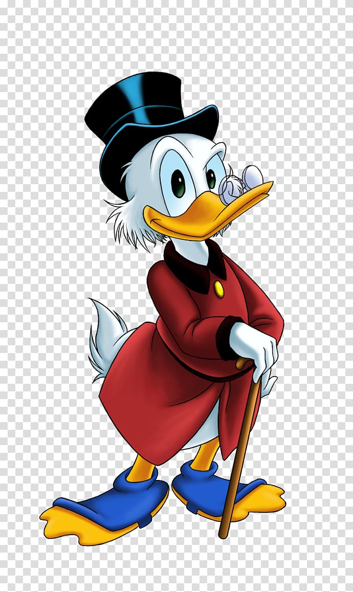 Disney Scrooge McDuck illustration, Scrooge McDuck Huey, Dewey and Louie Gyro Gearloose Donald Duck Ebenezer Scrooge, donald duck transparent background PNG clipart