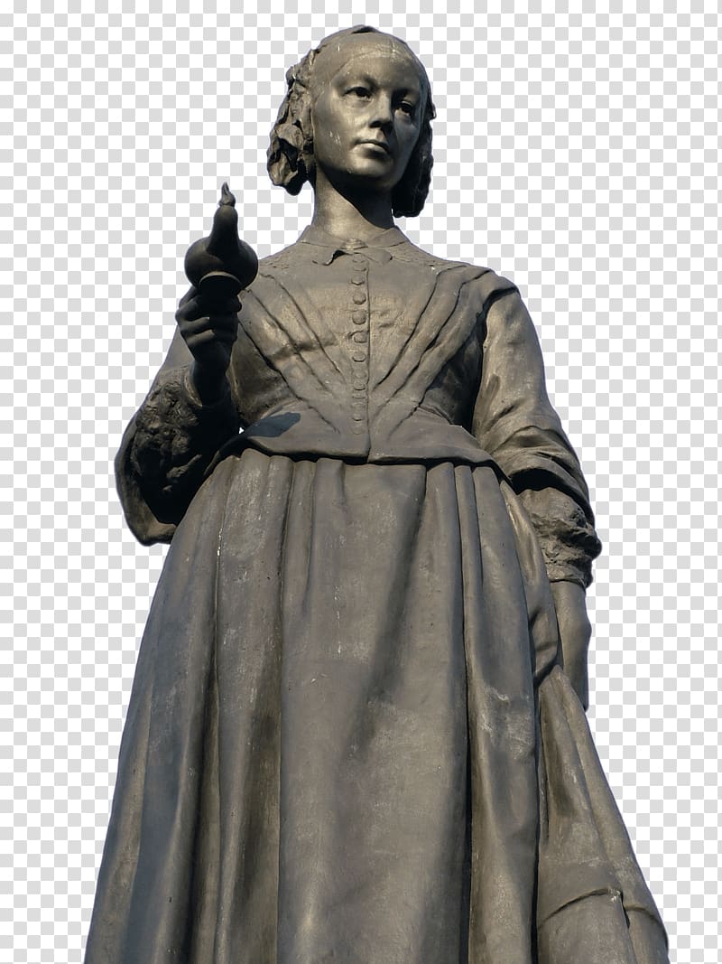 Statue of Florence Nightingale, London, anzac transparent background PNG clipart