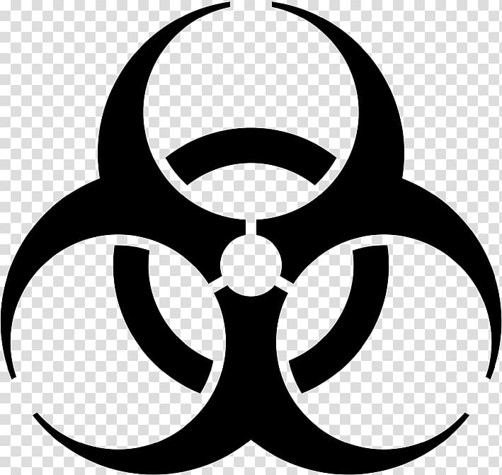 Biological hazard Symbol , background radiation transparent background PNG clipart