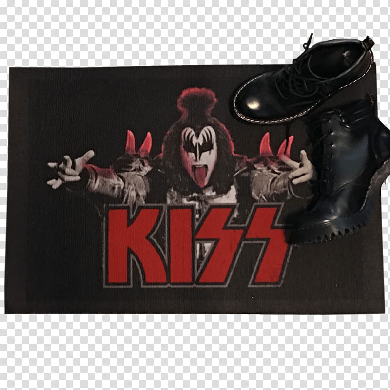 Kiss Brand Textile Mat Character, Gene Simmons transparent background PNG clipart