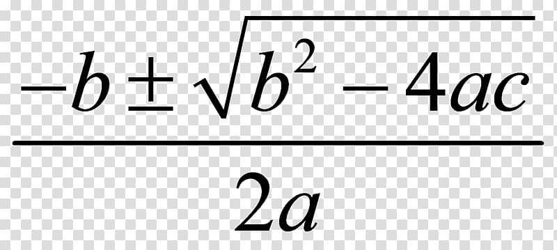 Quadratic Equation Quadratic formula Quadratic function Mathematics, formula transparent background PNG clipart