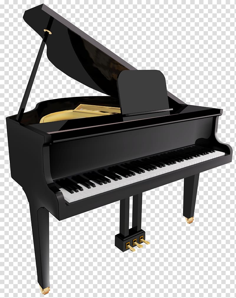 black and white grand piano illustration, Piano , Piano transparent background PNG clipart