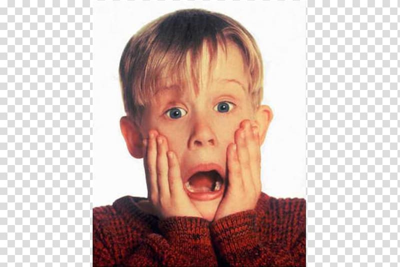 Home Alone film series Macaulay Culkin Kevin McCallister Child actor, face expressions transparent background PNG clipart