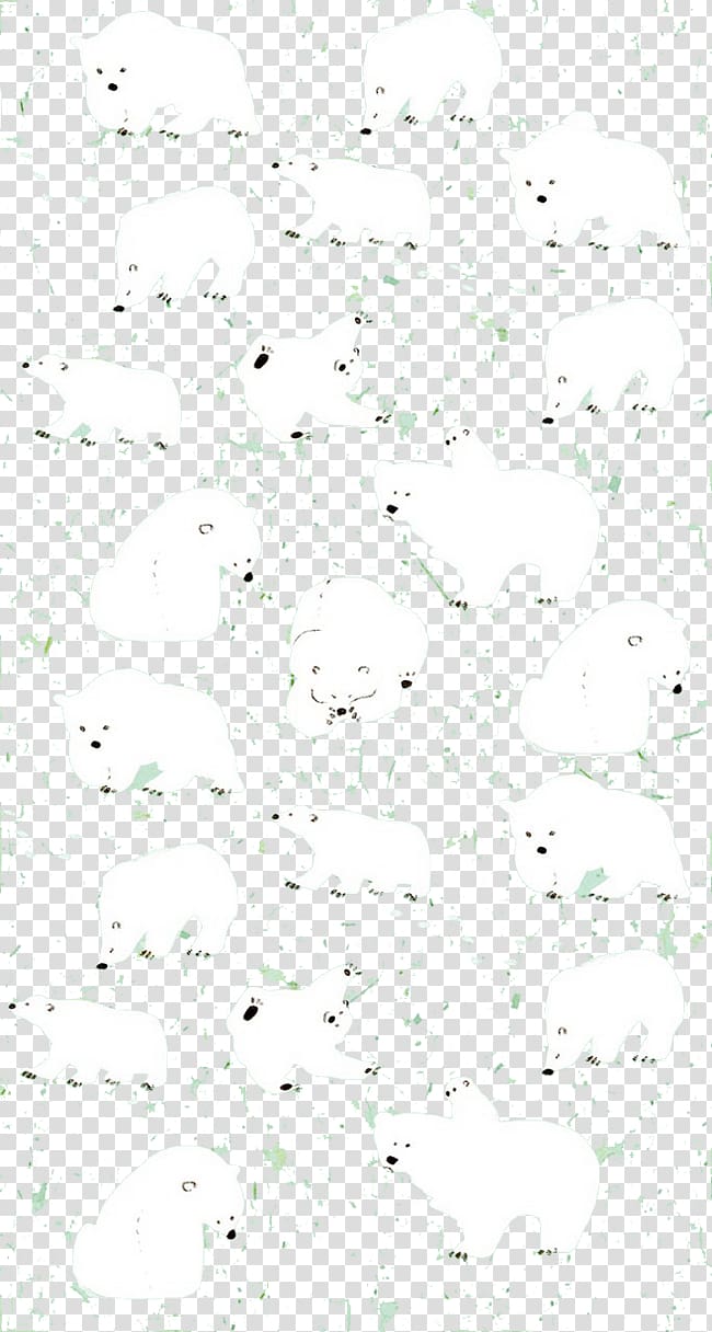 Tree Area Angle Pattern, White polar bear transparent background PNG clipart