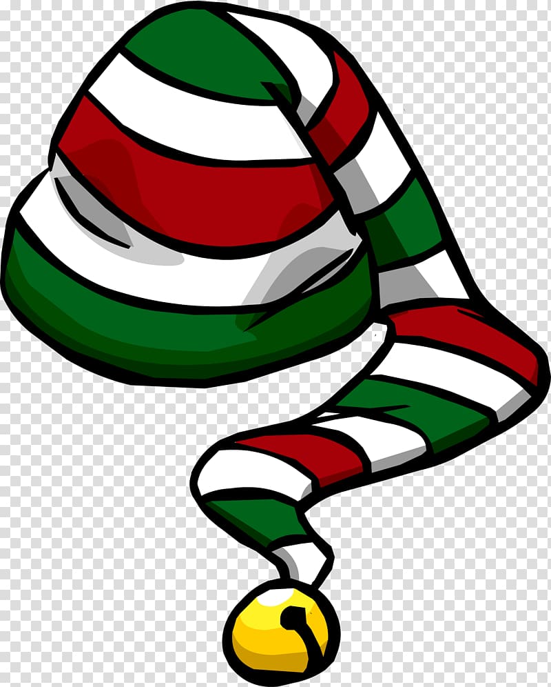 Club Penguin Candy cane Wikia , Elf Hat transparent background PNG clipart