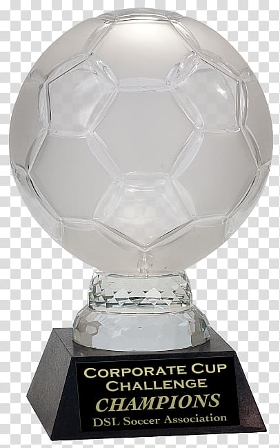 Trophy Award Commemorative plaque Ball Medal, glass trophy transparent background PNG clipart