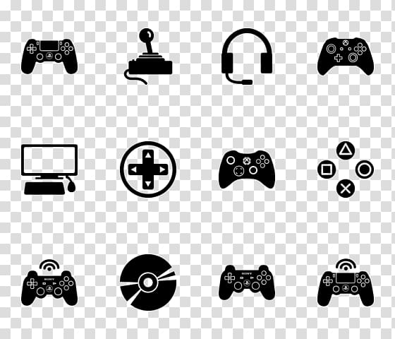 Game Controllers Logo Font, Videogame transparent background PNG clipart