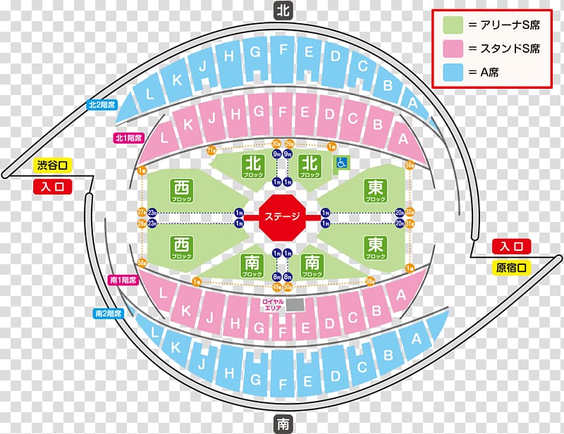 Yokohama Arena Seating Chart