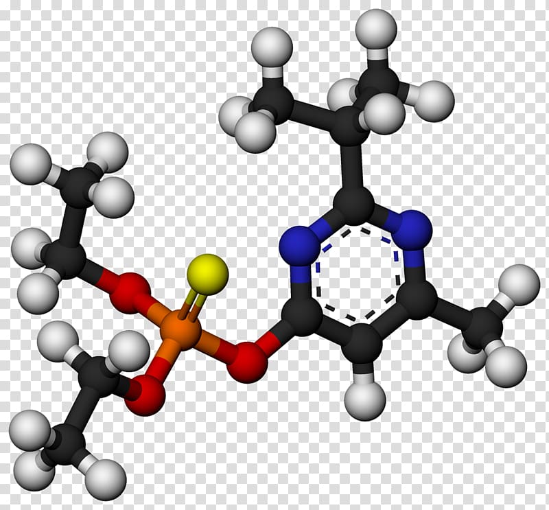 Insecticide Diazinon Organophosphate Thiophosphate Structure, chemical transparent background PNG clipart