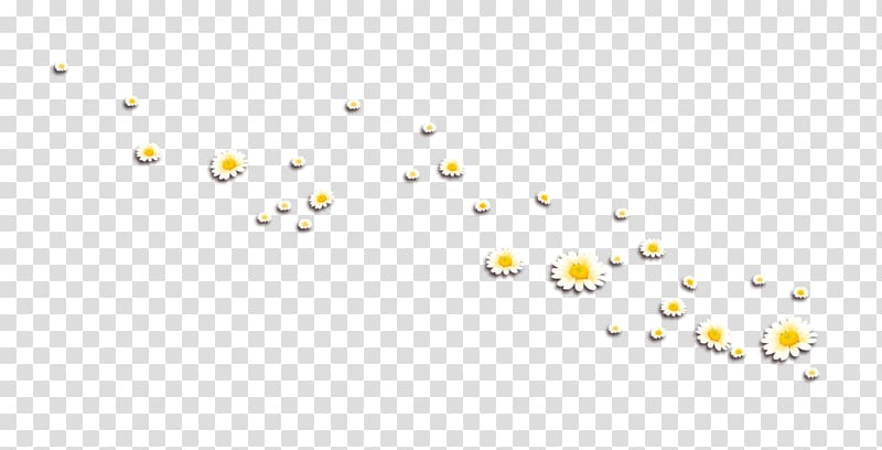 white daisies in bloom illustration, Angle Pattern, Falling Petals transparent background PNG clipart