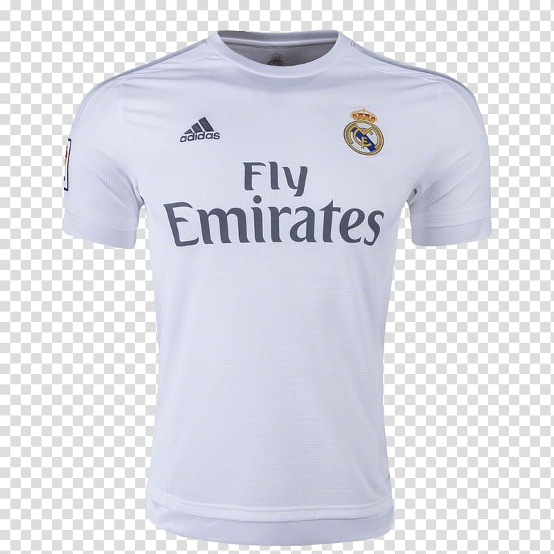 Real Madrid C.F. T-shirt Jersey Adidas, T-shirt transparent background PNG clipart
