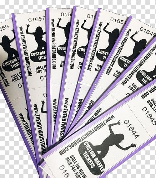 Paper Raffle Ticket Printing Tyvek, raffle ticket transparent background PNG clipart