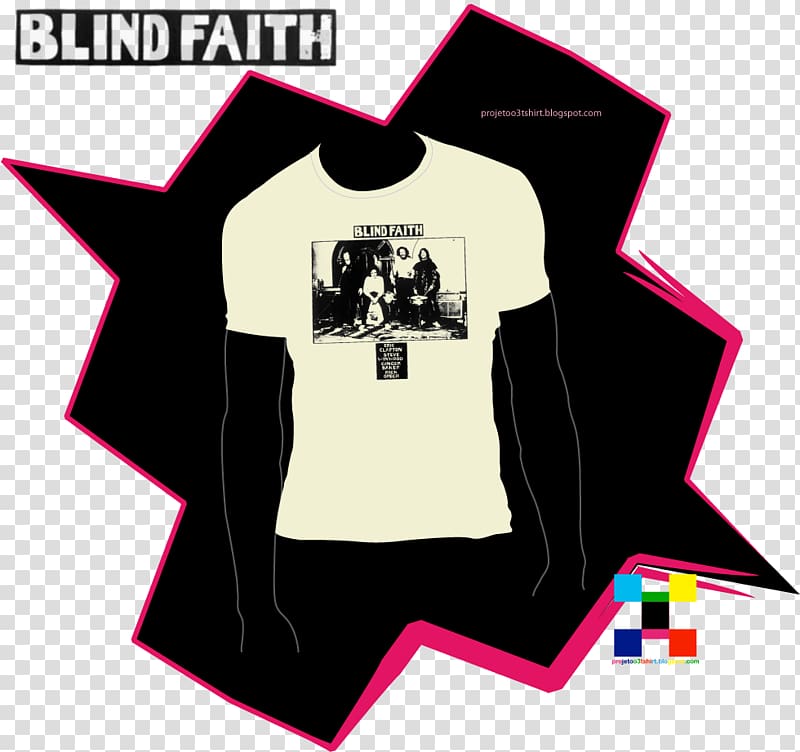 T-shirt Blind Faith Logo Illustration Outerwear, aerosmith logo transparent background PNG clipart