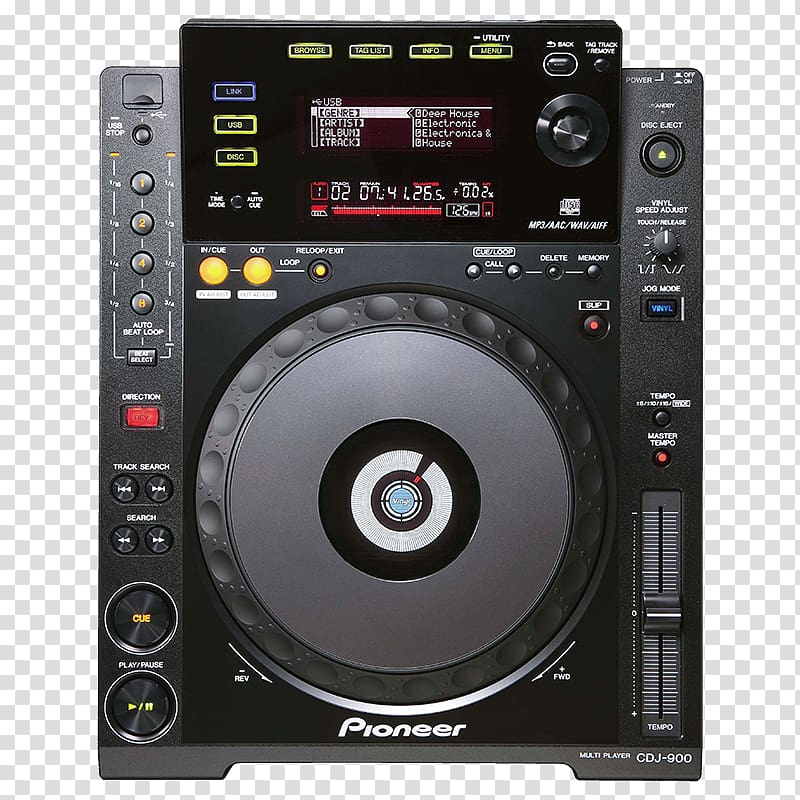 CDJ-900 CDJ-2000 Pioneer DJM 900 Nexus, Turntable transparent background PNG clipart