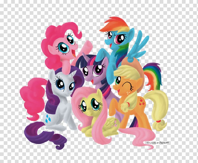 My Little Pony characters, Pinkie Pie Fluttershy Rainbow Dash Twilight Sparkle Pony, My Little Pony transparent background PNG clipart
