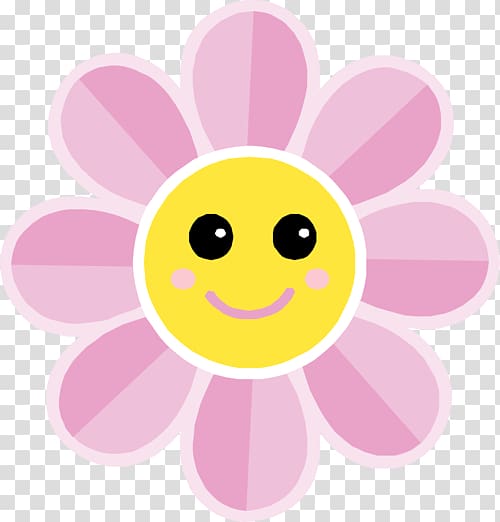 Smiley Flower Emoticon , smiley transparent background PNG clipart