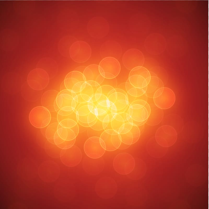 bokeh , Sunlight Sky Heart Computer , Red halo background transparent background PNG clipart