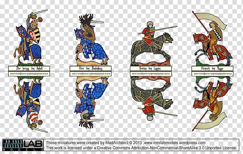 Codex Manesse Knight Middle Ages Paper, romance transparent background PNG clipart