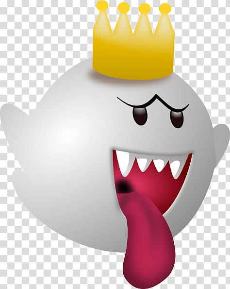 Mario Bros. Boos , King Boo Coloring Pages transparent background PNG clipart
